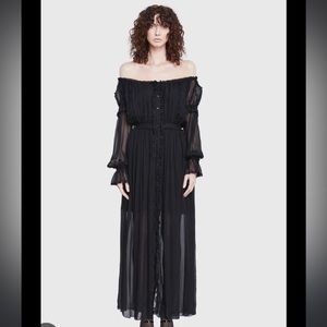 Faith Connexion Silk off the shoulder Gown